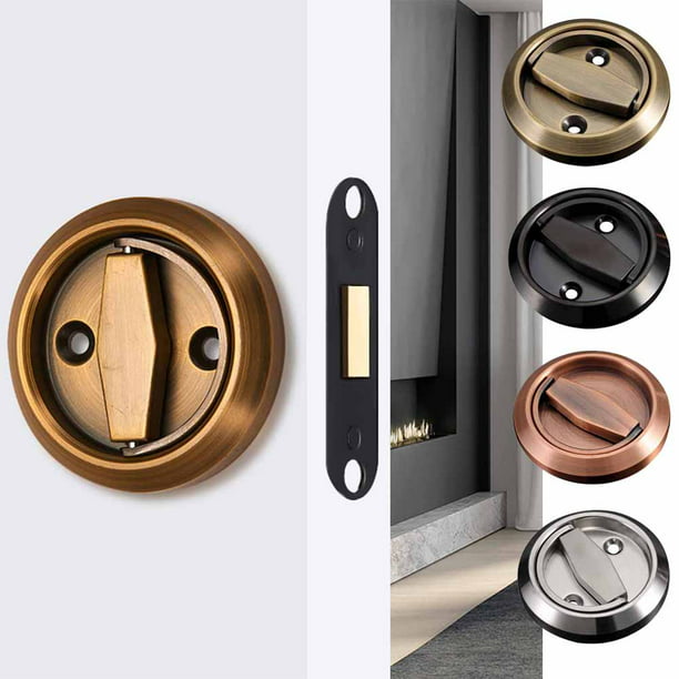 Stainless Recessed Invisible Cup Door Handle Door Locks Cabinet Pulls Handle